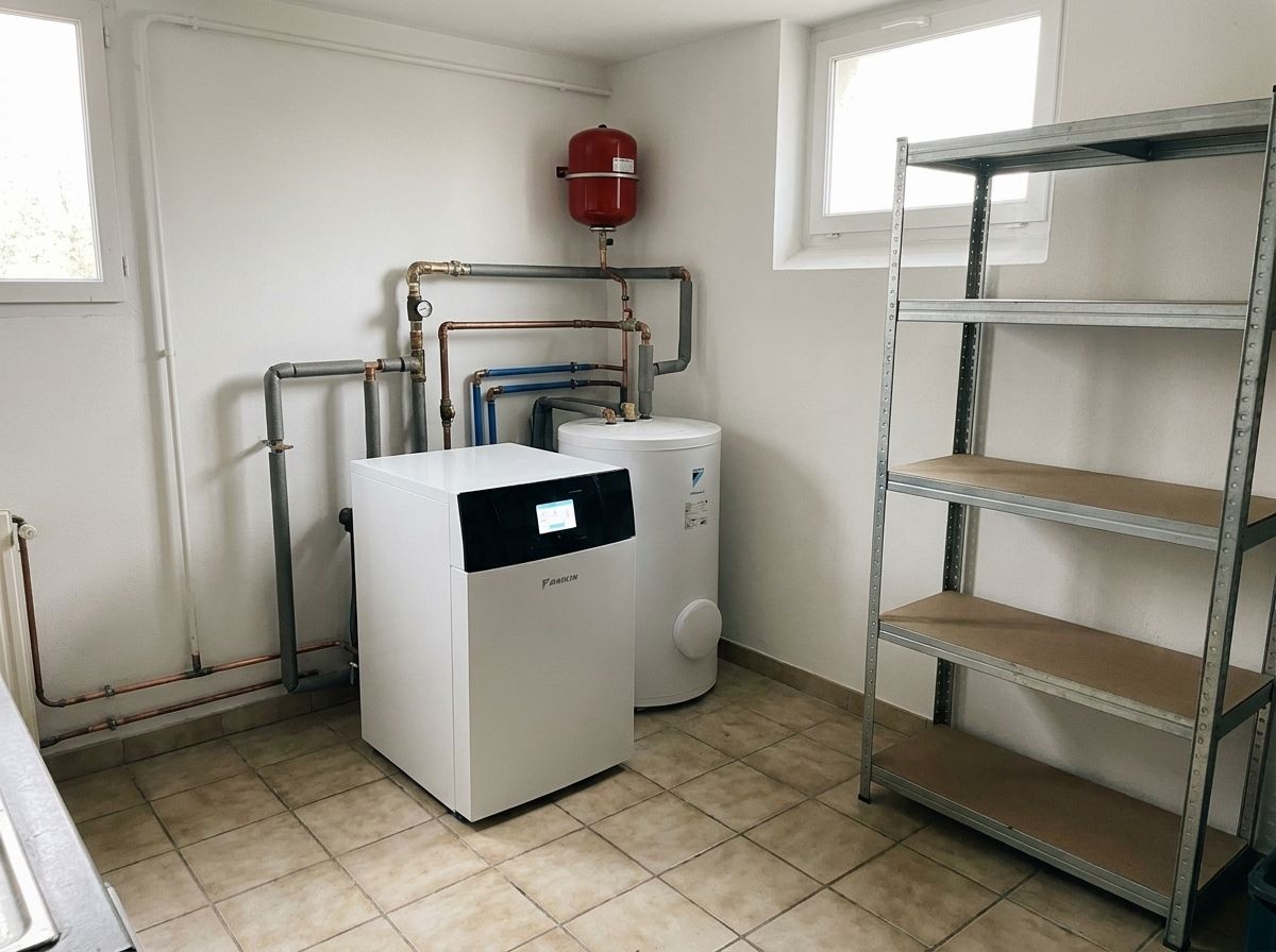Module hydraulique Daikin Altherma 3 R installé à la place